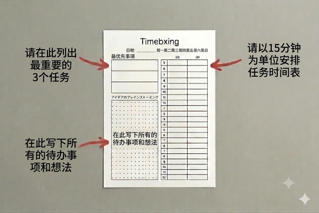 TodoMaster 时间盒 — 一日时间表